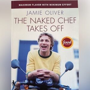 3/$25 Jamie Oliver The Naked Chef Takes Off - cream Cover Cookbook